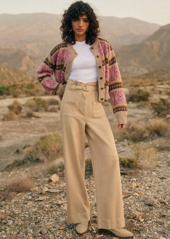 Marty Trousers - Light Beige - Organic cotton - organic textile