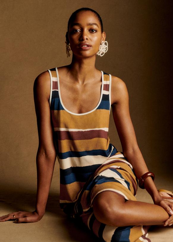 Serena Dress - Sunny Print - Organic cotton - textile made from