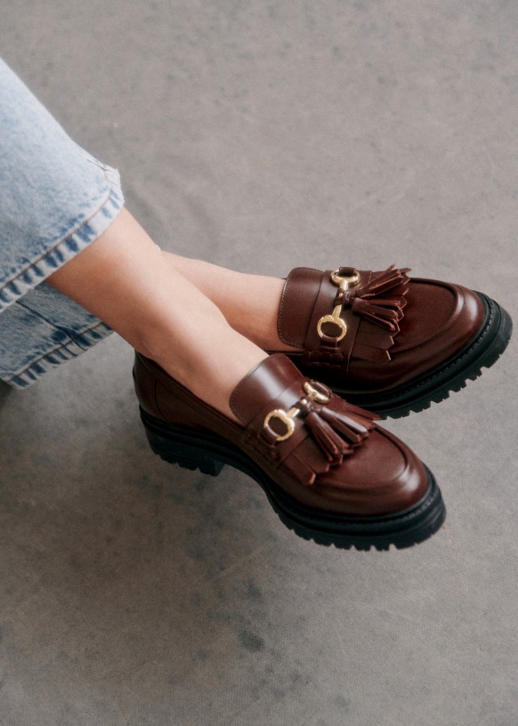 Glossy loafers store