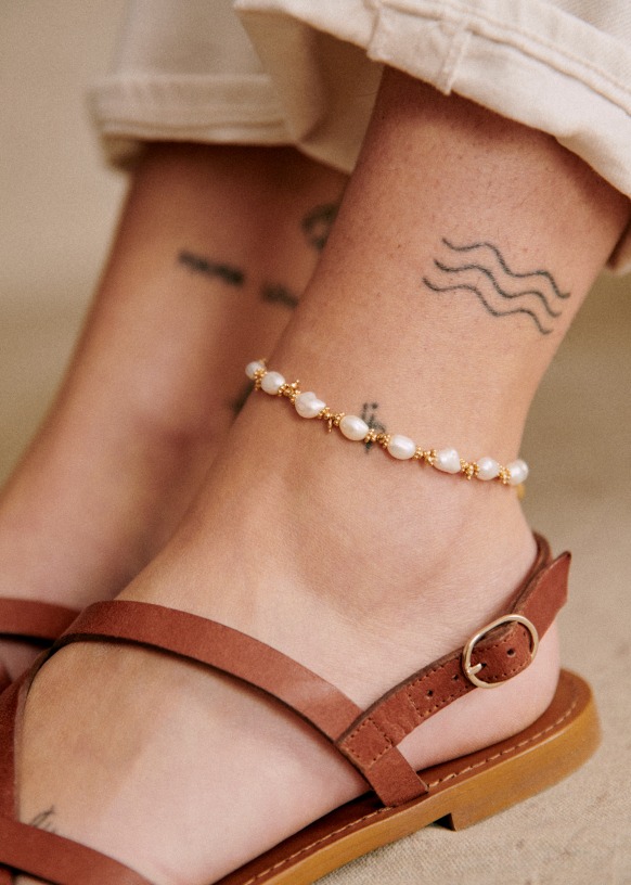 Danielle Double Chain Ankle Bracelet – éclater jewellery