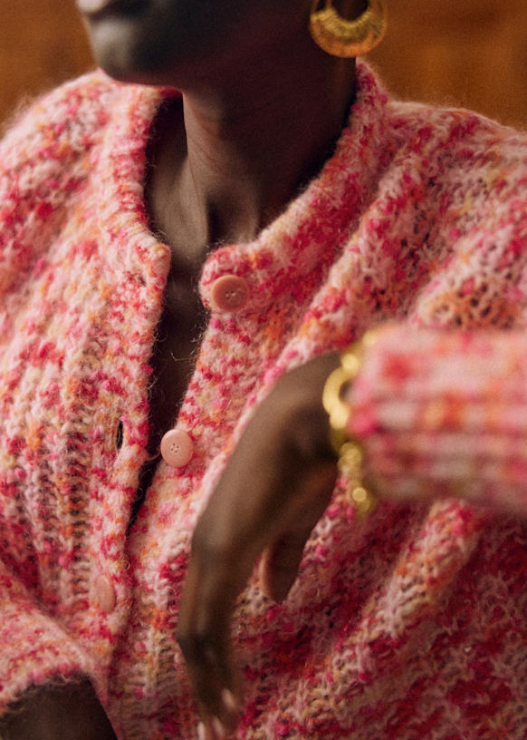 Emile Cardigan - Red - Alpaca - Sézane