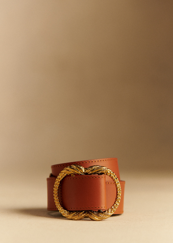 Artemis Belt - Beige - Bovine leather - Sézane