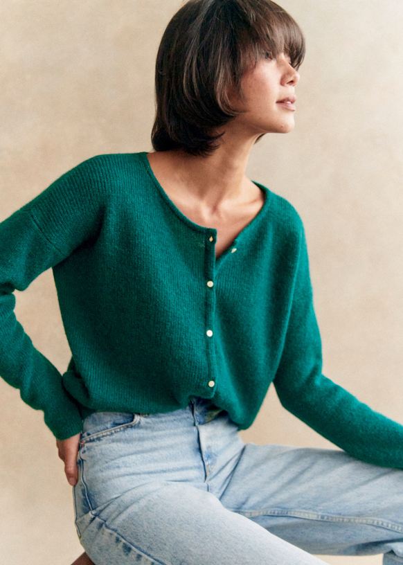 Cardigan as top deals