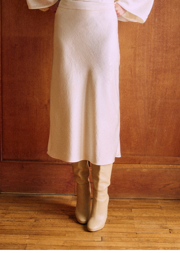Sandy Skirt - Black - Recycled polyester - Sézane