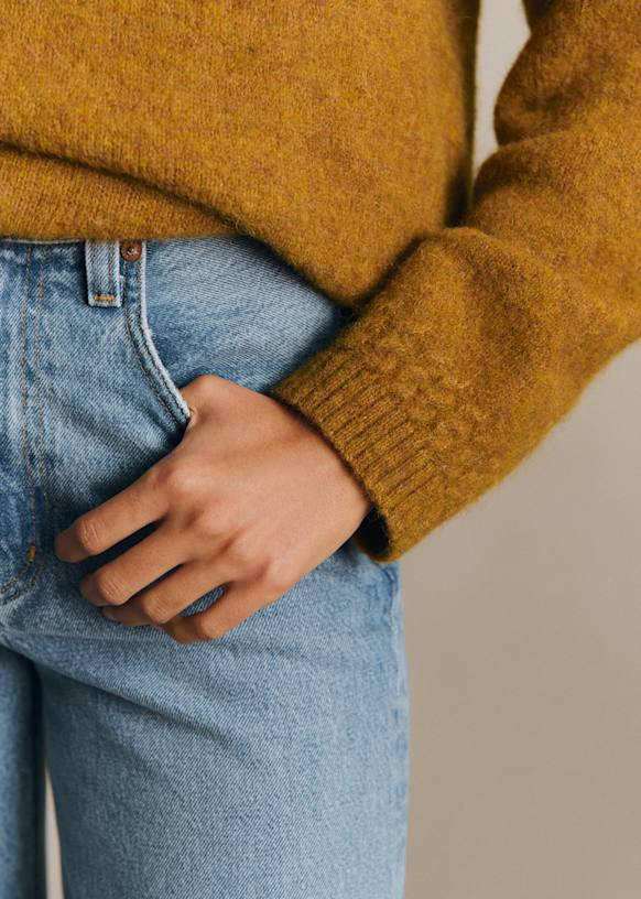 Sezane Amiel セーター アルパカ ニット 厚手 ベージュ セザンヌ Amiel Jumper - Vanilla - Baby Alpaca - Sézane