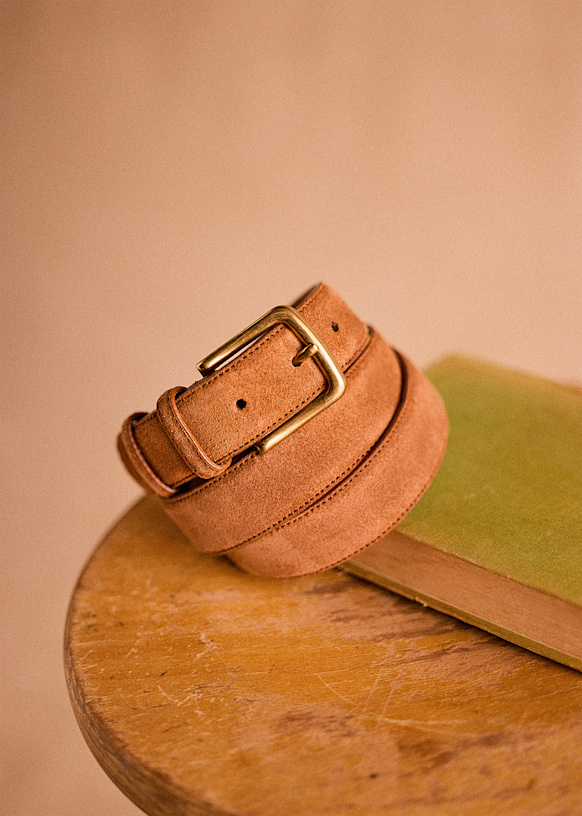 Sidney Belt - Navy - Bovine leather - Sézane