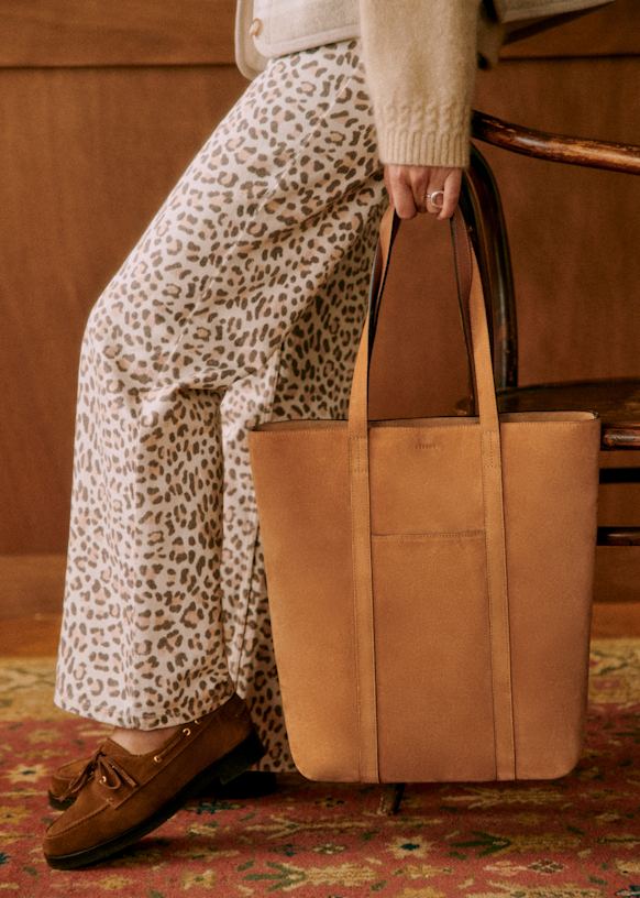 The Tote - Patent Red - Bovine leather - Sézane