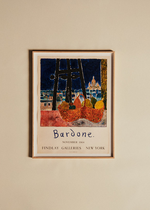 Affiche Findlay Galleries New York, Bardone, 1964