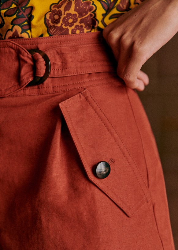 Dixie Top - Terracotta - Lyocell - Sézane