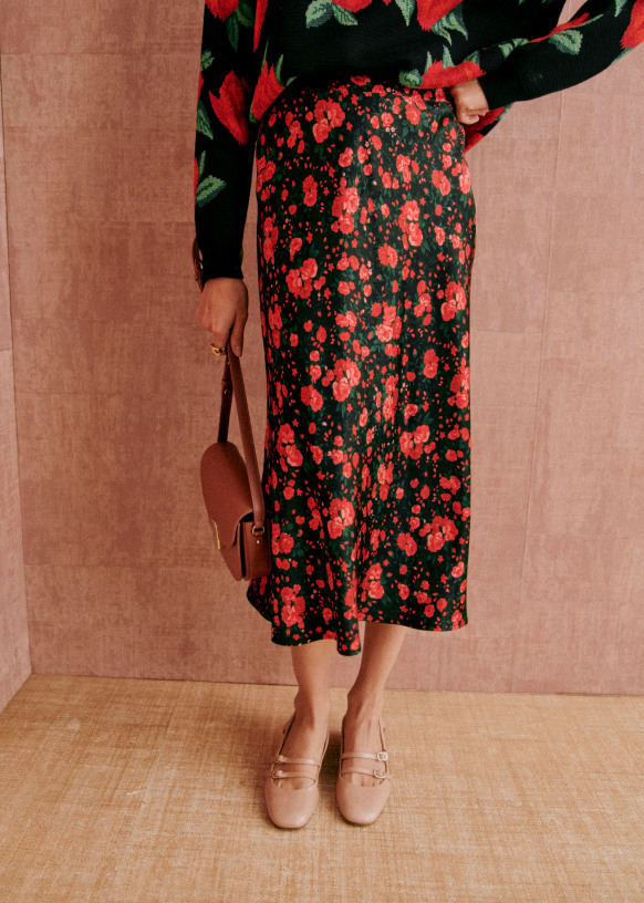 【SIENNE】 Ponte Skirt / 追跡付 Ponte A-Line Below the knee Midi Skirt – CHI-CHI NYC