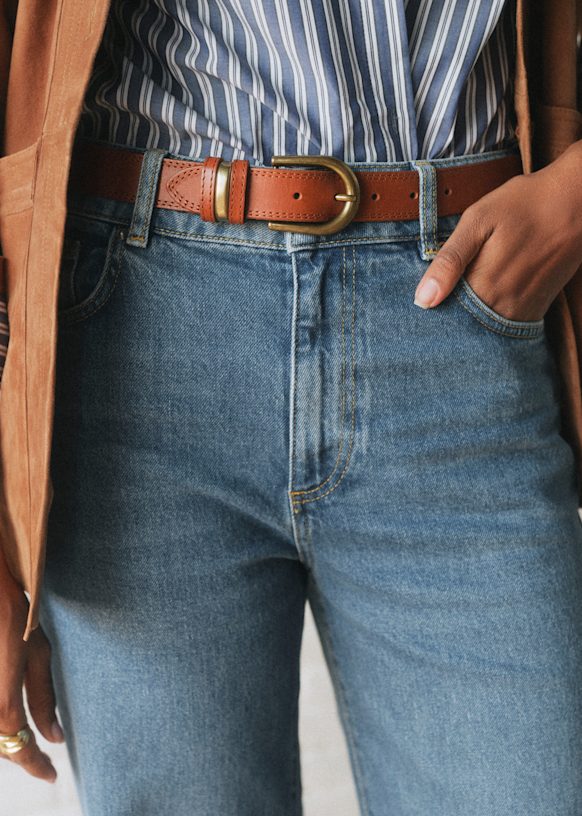 Taylor Belt - Natural Heritage Leather - Vegetable-tanned  display picture 3