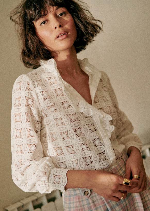 Chlo Shirt - Ecru Pastel - Organic cotton - organic textile