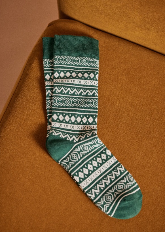 Children's Printed Socks - Floral - Organic Cotton - Sézane