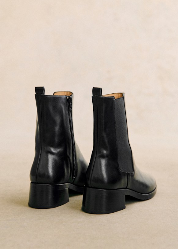 Sezane low henry boots discount