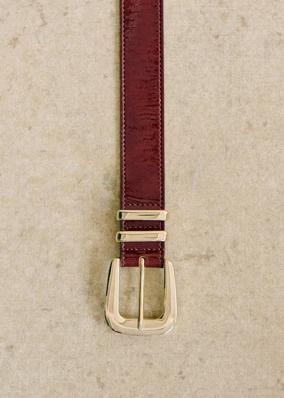 Livie Belt - Leopard - Bovine leather - Sézane
