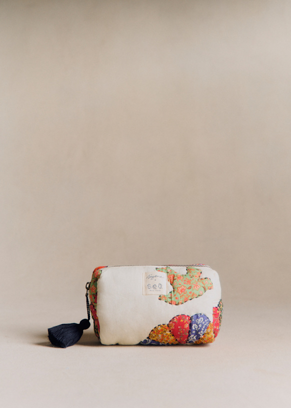 Make-up Bag - Sézane x Sea NY - Woodstock Patchwork - GRS