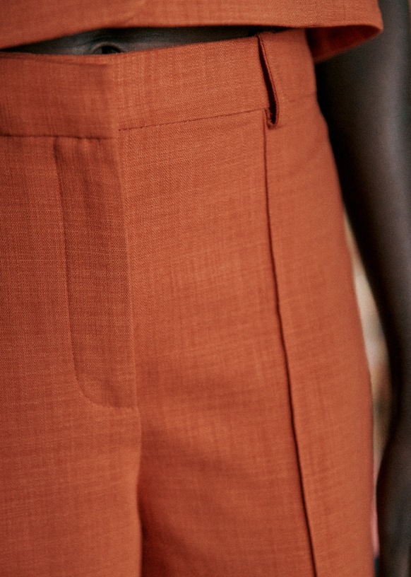 Greg Trousers - Dolce Vita Print - Linen - Sézane
