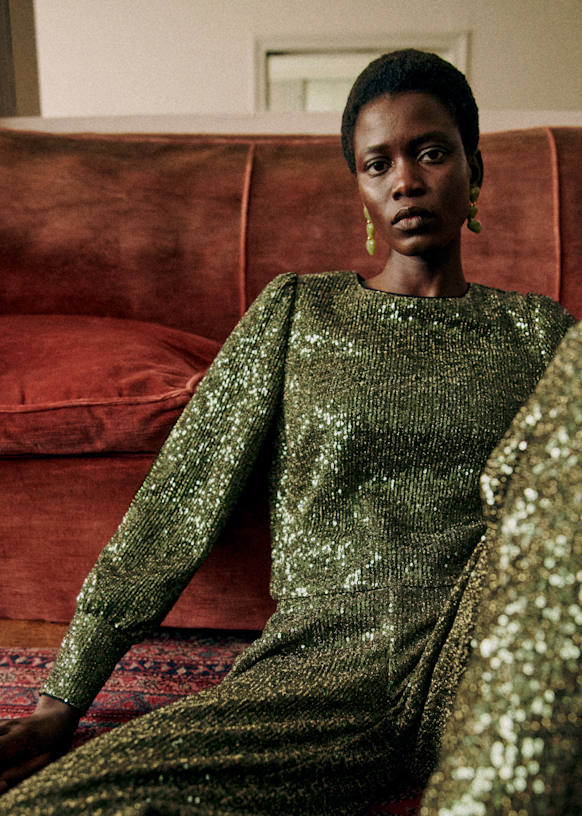 Blouse a sequin discount