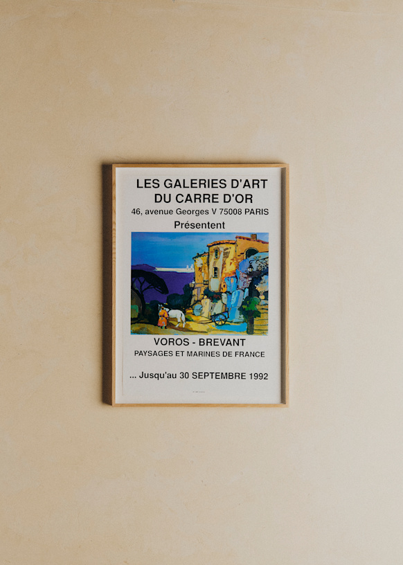 Affiche The Galeries d'art of Carré d'or, Voros - Brevant, 1992
