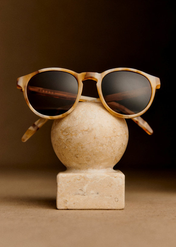 Penelope Sunglasses - Yellow Tortoiseshell - Acetate - Sézane