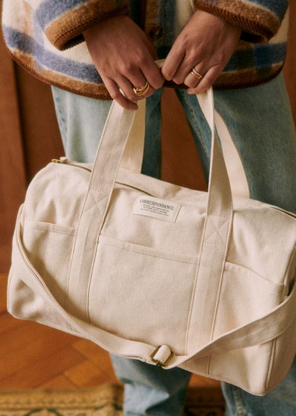 Bowling bag - Ecru - Cotton - Sézane