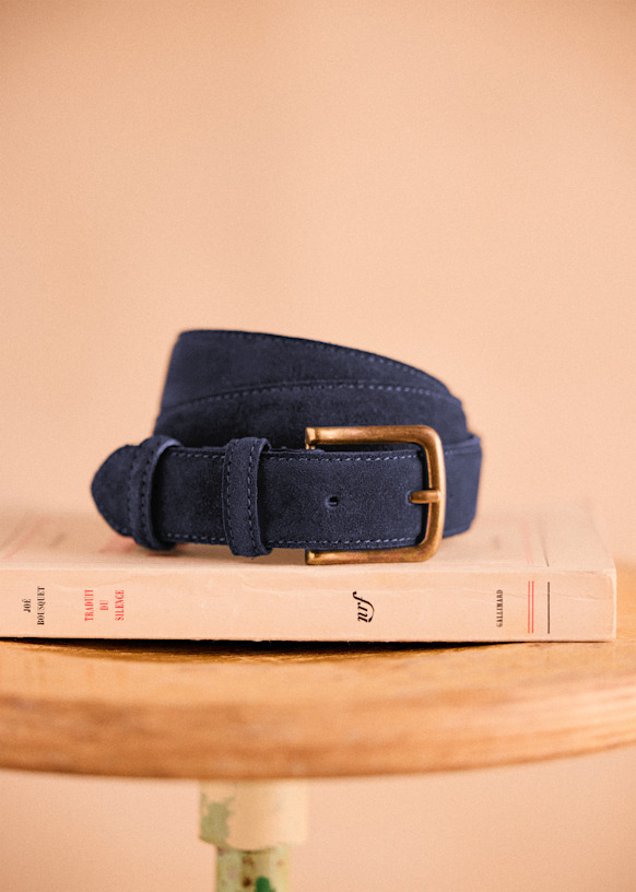 Sidney Belt - Navy - Bovine leather - Sézane