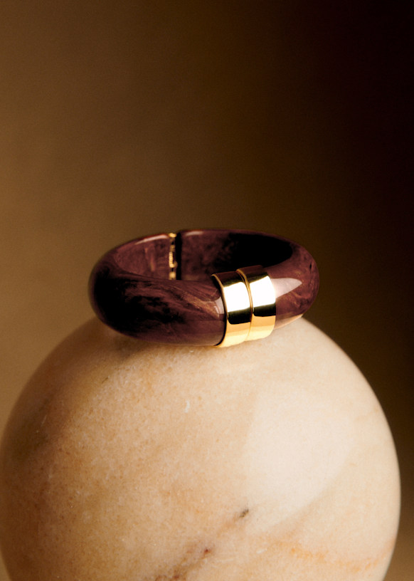 Bracelet Leo - Brun - Acétate - Sézane