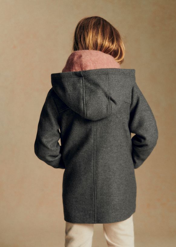 Joseph Coat - Mottled Grey - GRS certified recycled wool - Sézane