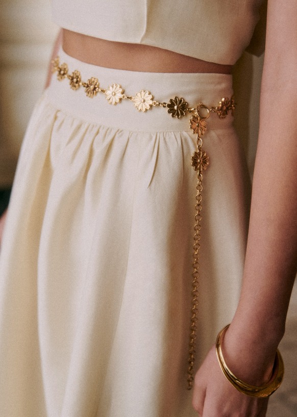 Marguerite Belt - Gold - Brass - Sézane