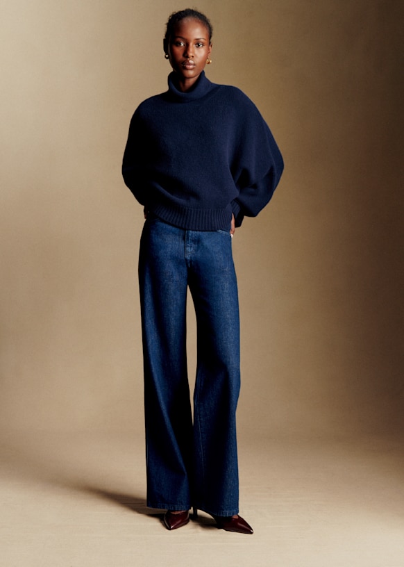 Soren Jumper - Mottled Grey - Yak Wool - Sézane