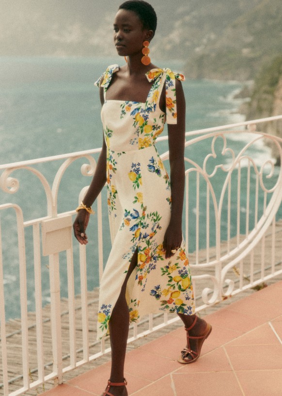 Dorotha Dress Sezane x Momoni Vicence Viscose Sezane