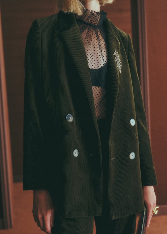 Chelsea Jacket - Light Blue - Viscose ECOVERO™ LENZING™ - Sézane