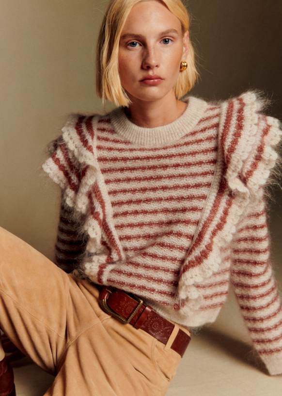 Sezane セザンヌ セーター ニット モヘア ライトブルー 2025年最新】Sezane ニットの人気アイテム - メルカリ