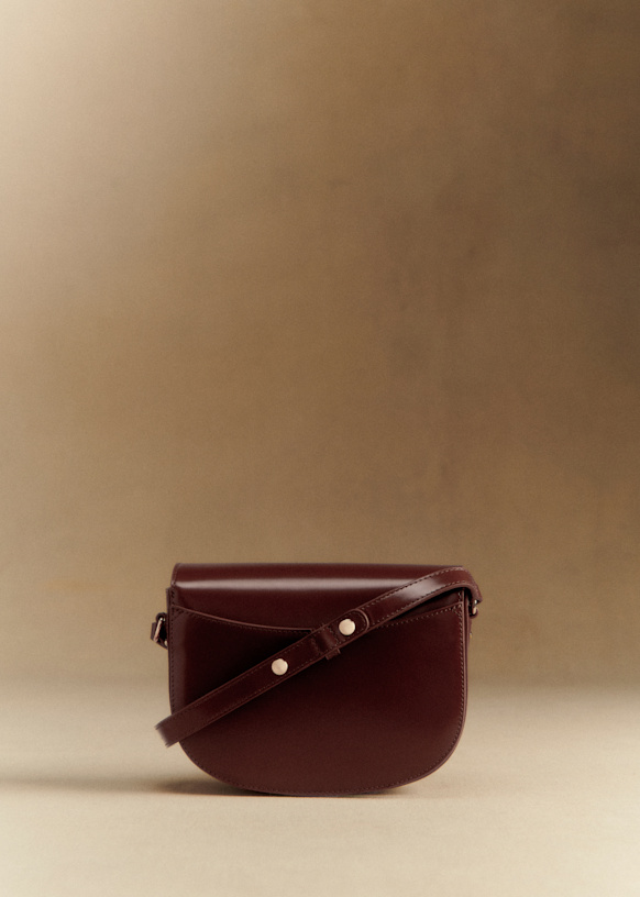 Claude Bag - Chocolate Crocodile Print - Crocodile-embossed