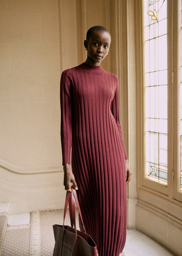 Burgundy country dress sale