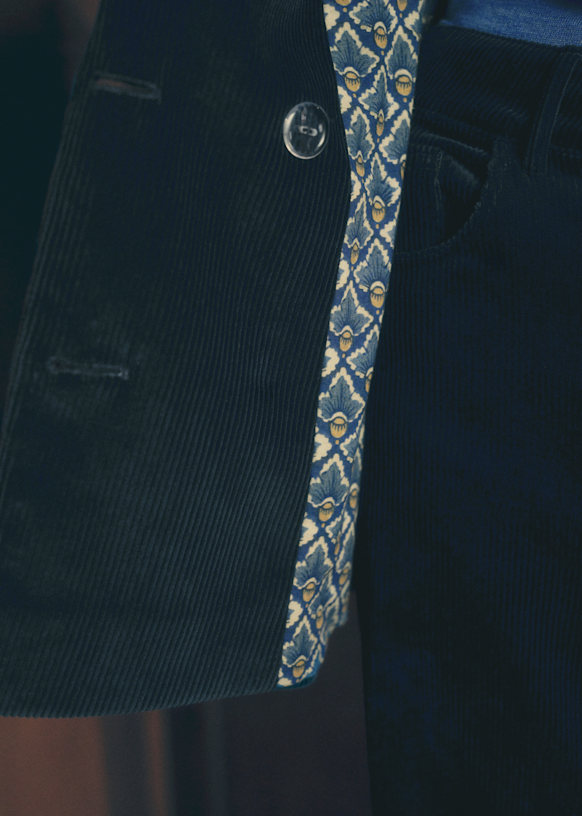 MICHELE Jacket - Sézane x Antoinette Poisson - Velvet Navy