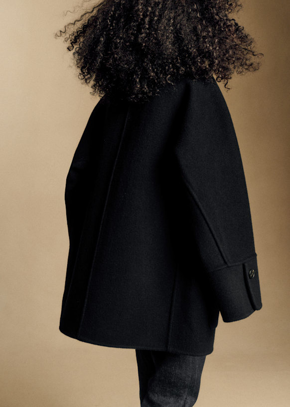 Rafael コート - ブラック - ウール - Sézane