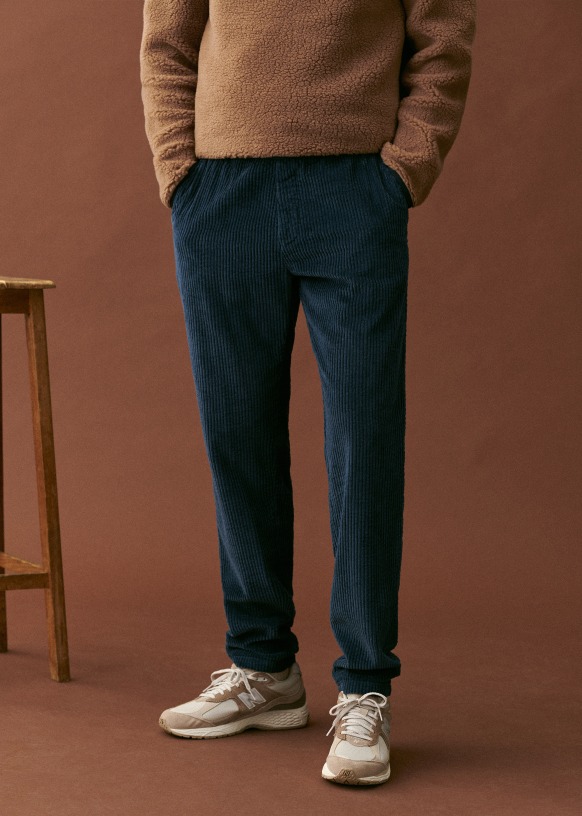 WINCH2 - Cotton velvet trousers - guado – Massimo Alba