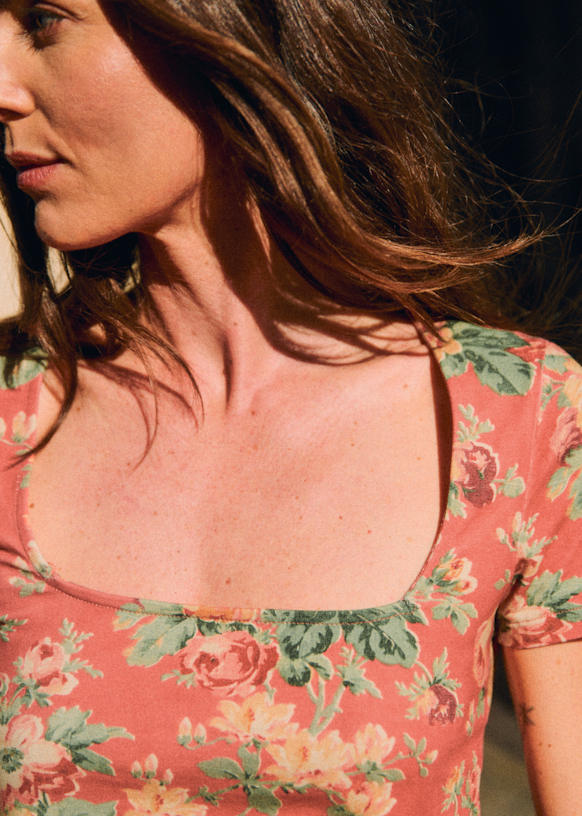 Amara T-Shirt - Ecru - Organic cotton - organic textile - Sézane