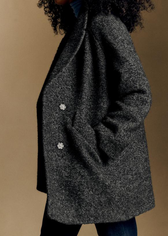 Sézane グレー ウールコート Sézane グレー ウールコート Sézane グレー ウールコート Sézane