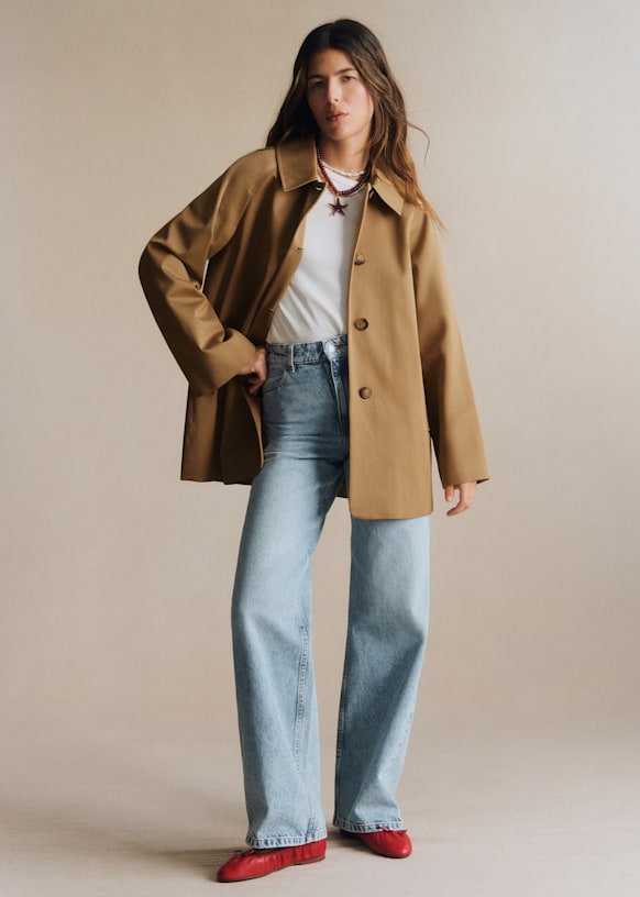 Carter Jacket - Camel - Organic cotton - organic textile - Sézane Carter Jacket - Camel - Organic cotton - organic textile - Sézane