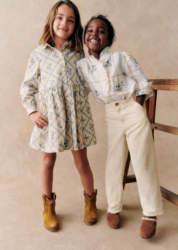 Chlo Shirt - Petit Sézane x Lucia Vergara - Aciano Embroidery