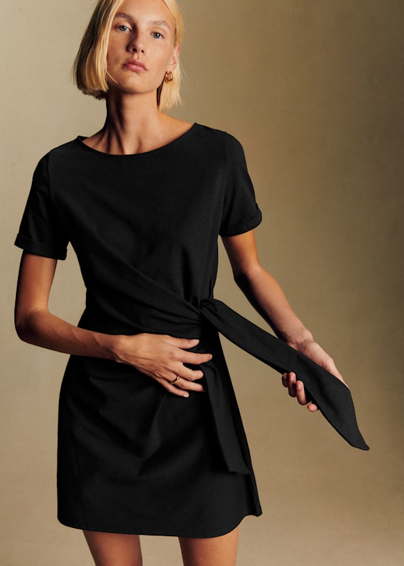 Robe Pippa courte - Noir