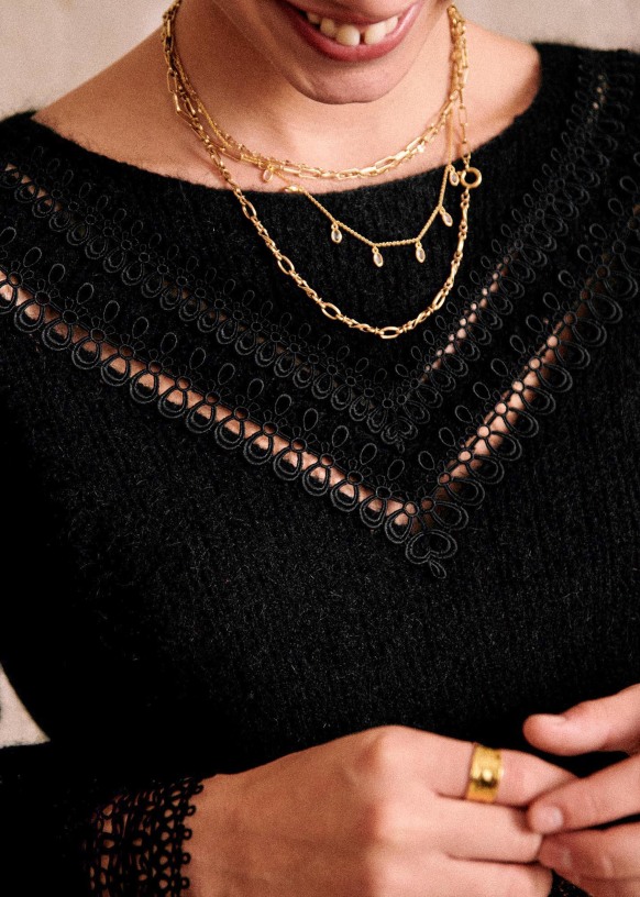 Josephine Jumper - Raspberry - Kid mohair - Sézane