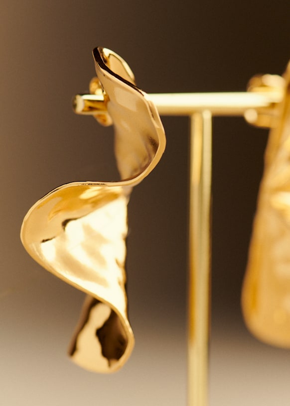 Felix Earrings - Gold - Majority recycled brass - Sézane