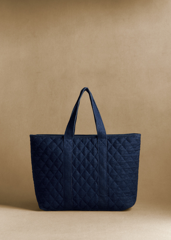 Weekday Tote bag - Ecru - Cotton - Sézane