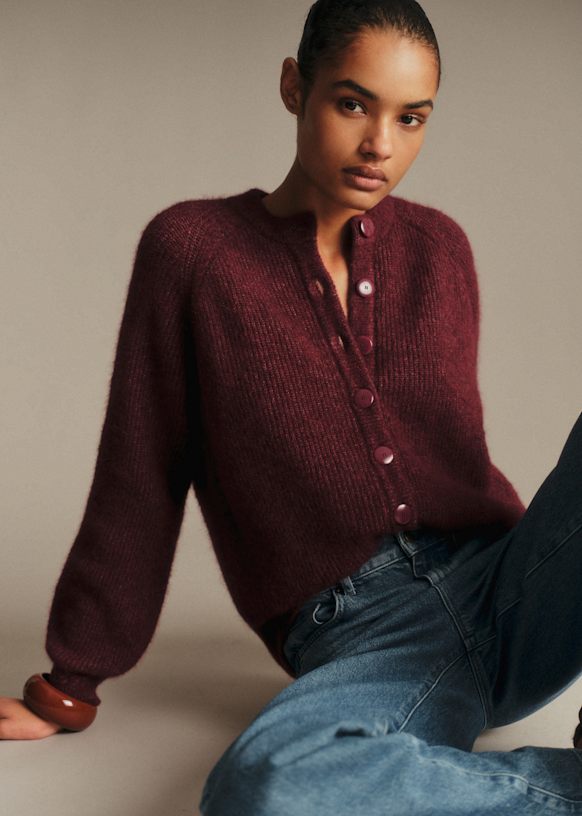 Othello Cardigan - Perfect Green - Baby Alpaca - Sézane
