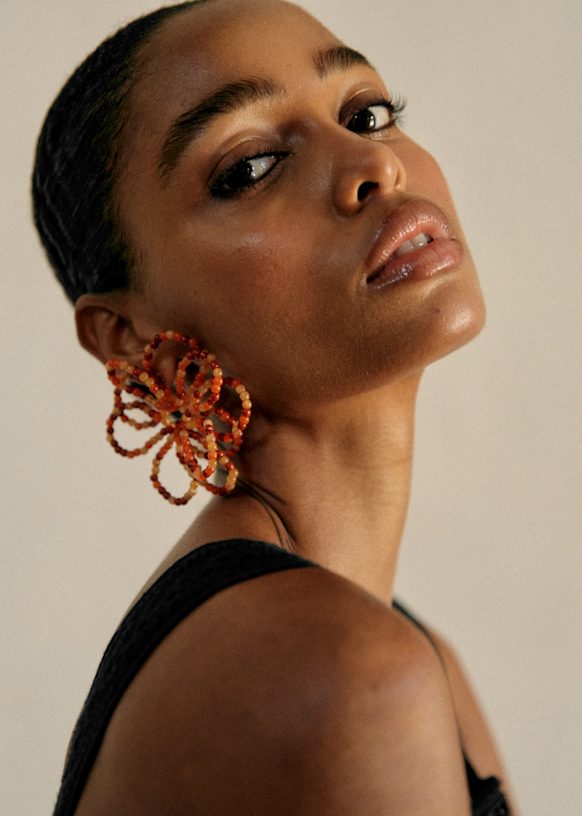 Sezane ピアス Juliette Earrings - Sunset Beads - Resin - Sézane