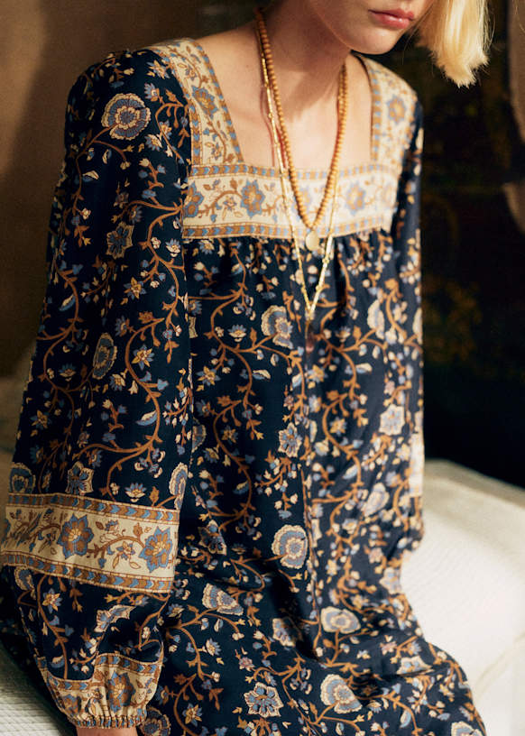 SANSA プリント コットン シャツドレス BROOKS BROTHERS（ブルックスブラザーズ）の「コットンサテン