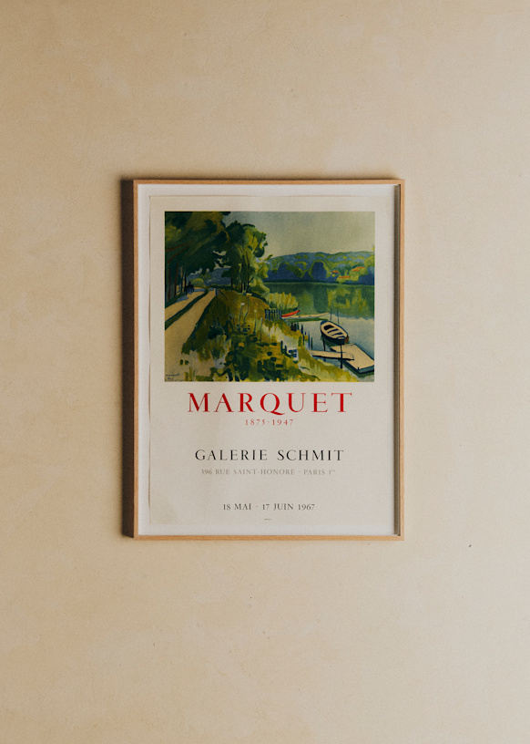 Affiche Galerie Schmit, Marquet, 1967